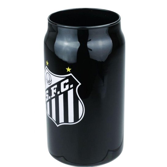 Copo Vidro 450ml Preto Santos