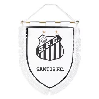 Flâmula Branca 29X24cm Oficial Do Santos