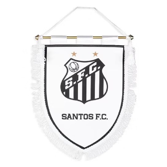 Flâmula Branca 29X24cm Oficial Do Santos