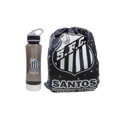 Garrafa 650 Ml Mochila Tipo Saco - Santos