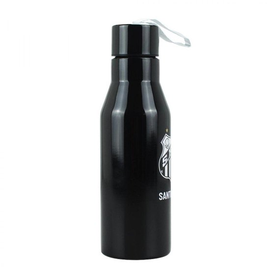Garrafa Inox Tampa Rosqueável Cordão Santos Peixe 600ml