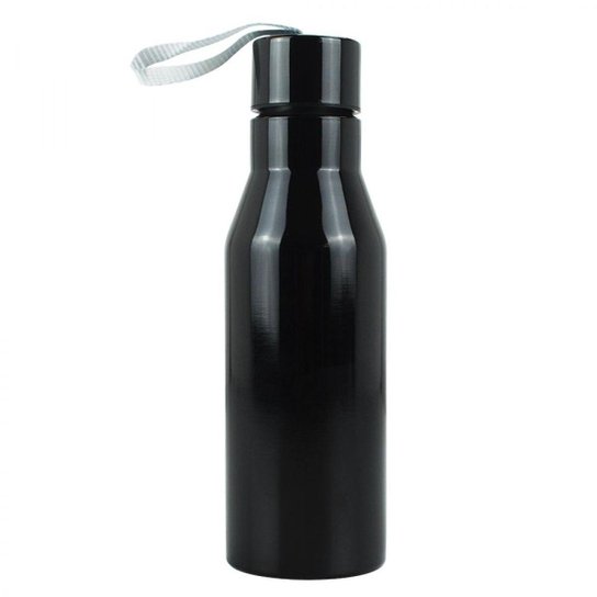 Garrafa Inox Tampa Rosqueável Cordão Santos Peixe 600ml
