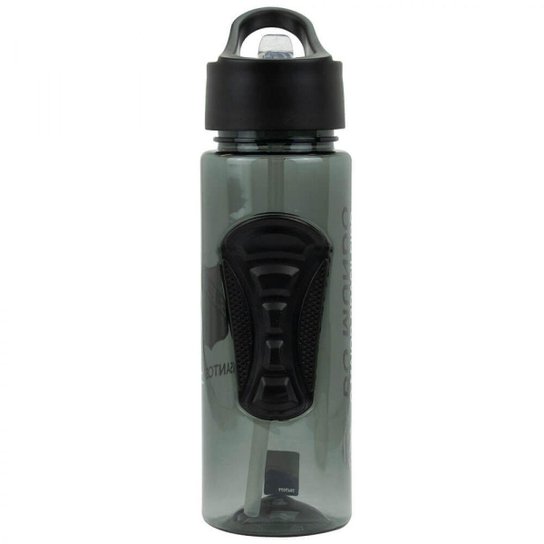 Garrafa Plástico Canudo Academia Apoio 700ml Santos