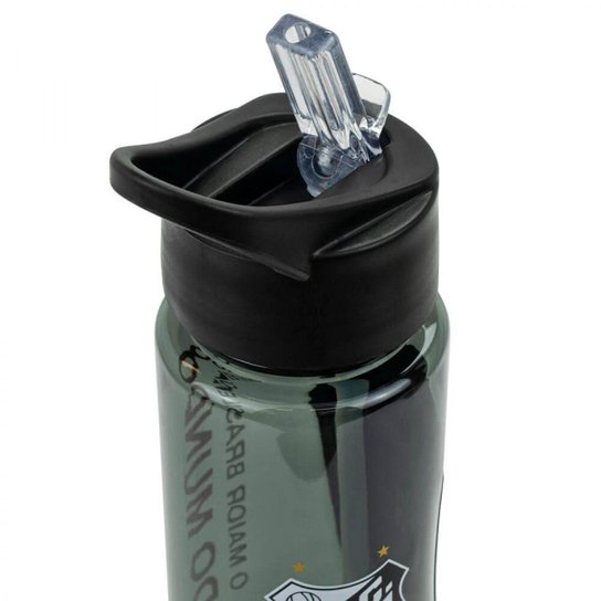 Garrafa Plástico Canudo Academia Apoio 700ml Santos