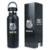 Garrafa Térmica Alça Rosqueável 500ml - Santos - Preto