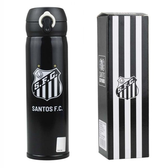 Garrafa Térmica Santos 450ml Inox Resistente