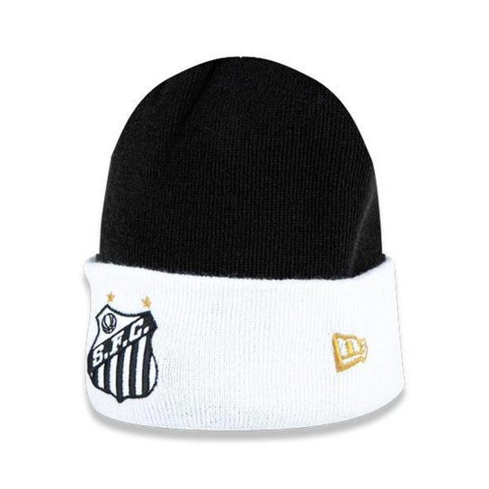 Gorro Santos Futebol Preto New Era