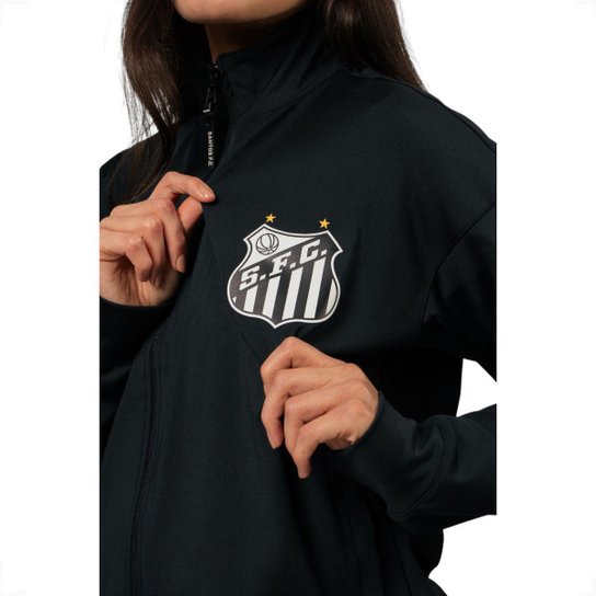 Jaqueta Agasalho Santos Oficial Esportiva Feminina