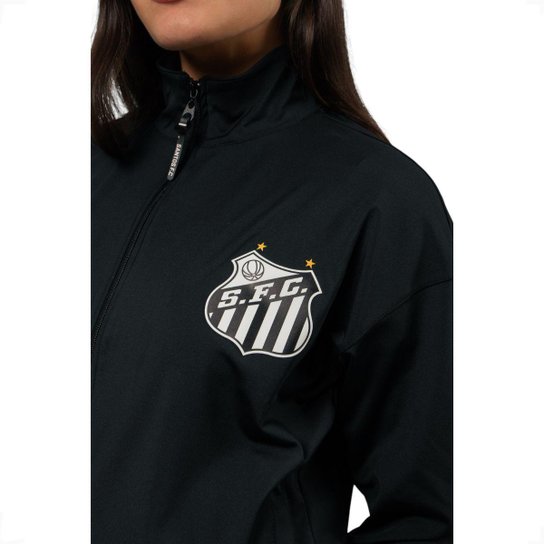 Jaqueta Agasalho Santos Oficial Esportiva Feminina