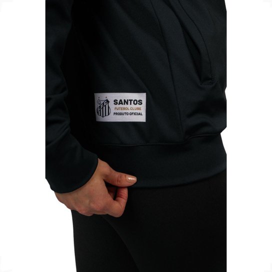 Jaqueta Agasalho Santos Oficial Esportiva Feminina