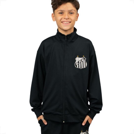Jaqueta Agasalho Santos Oficial Esportivo Juvenil