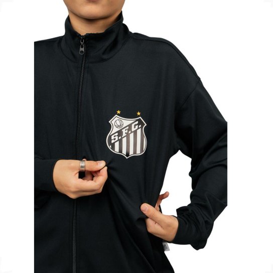 Jaqueta Agasalho Santos Oficial Esportivo Juvenil