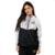 Jaqueta Corta Vento Santos Oficial Feminina - Branco+Preto