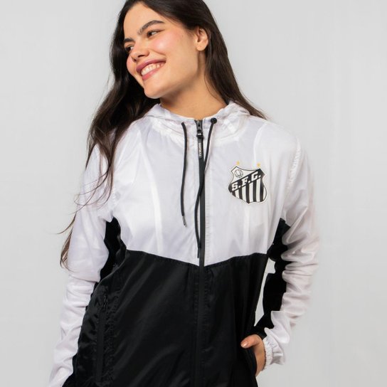 Jaqueta Corta Vento Santos Oficial Feminina