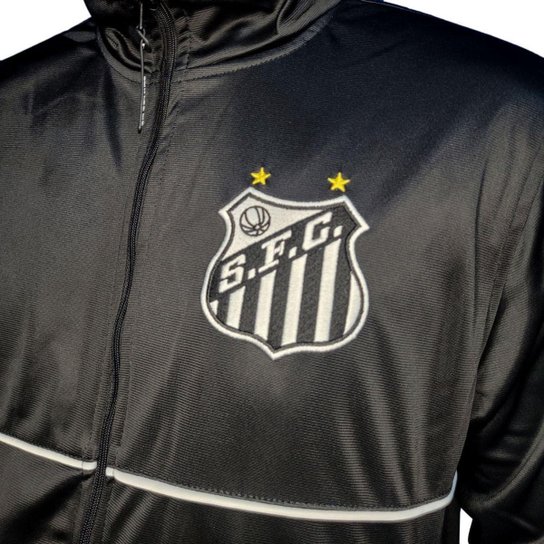 Jaqueta Esportiva Santos Moletom Sintético