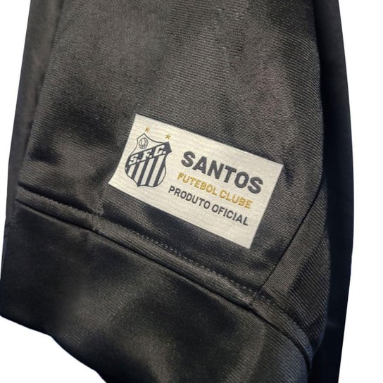 Jaqueta Esportiva Santos Moletom Sintético