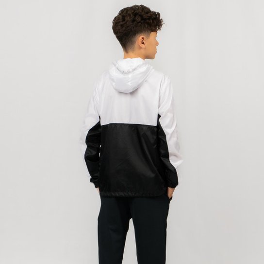 Jaqueta Santos Oficial Corta Vento Nylon Juvenil Surf Center