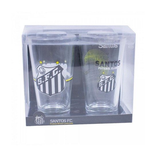 Jg 2 Copos De Vidro 475ml - Santos