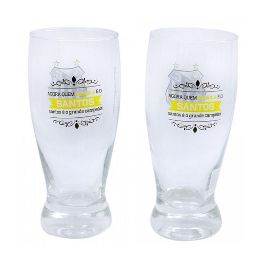 Kit 2 Copos Lager 350ml Santos