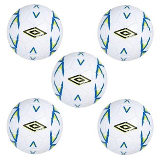 Kit 5 Bolas De Futsal Umbro Match - Branco 4