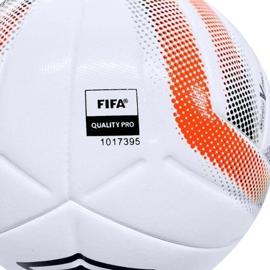 Kit 5 Bolas De Futsal Umbro Sala V Pro LNF - Branco e Laranja 4