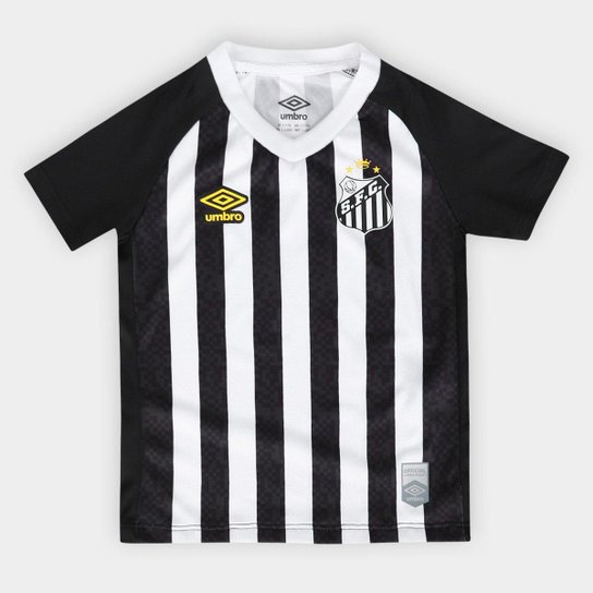 Kit Camisa Infantil Santos II 25/26 S/N Torcedor Umbro Masculina