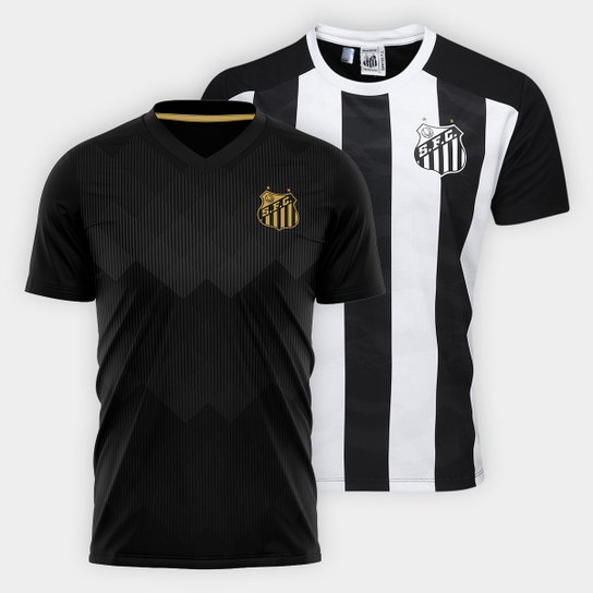 Kit Camisa Parrot + Camisa Santos Braziline Masculina