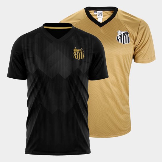 Kit Camisa Parrot + Camisa Santos Braziline Masculina