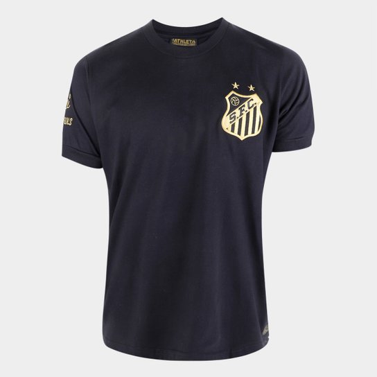 Kit Camisa Santos Pelé Athleta Comemorativa 1000 Gols C/2 Masculina