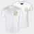 Kit Camisa Santos Pelé Athleta Comemorativa 1000 Gols Casal que Torce Junto - Branco