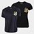 Kit Camisa Santos Pelé Comemorativa 1000 Gols Casal que Torce Junto - Preto