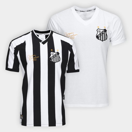 Kit Camisa Santos RetrôMania 2002 Masculina