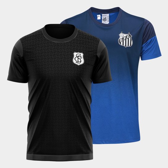 Kit Camisa Santos Search + Camisa Santos Braziline Masculina