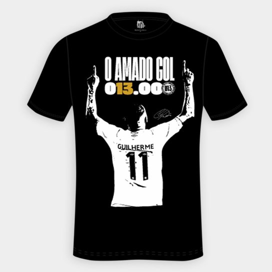 Kit Camiseta Santos Neymar Jr. Eu Vou Mas Eu Volto + Camiseta Santos Amado Gol Masculina