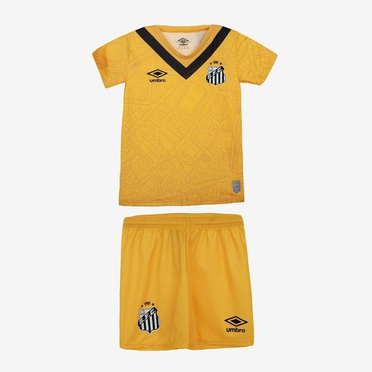 Kit Clube Infantil Umbro Santos Of.3 2024