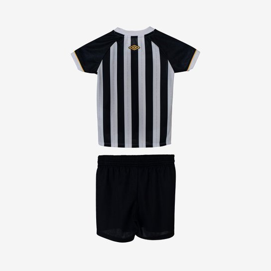 Kit Clube Infantil Umbro Santos Oficial 2 2023