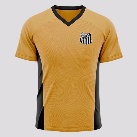 Kit Com 2 Camisas Braziline Santos Dourada Masculina