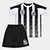 Kit Infantil Santos Allus Masculina - Preto+Branco