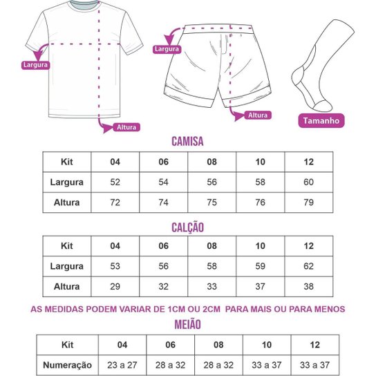 Kit Infantil - Santos Futebol Clube - A Fabrica de Raios - 1