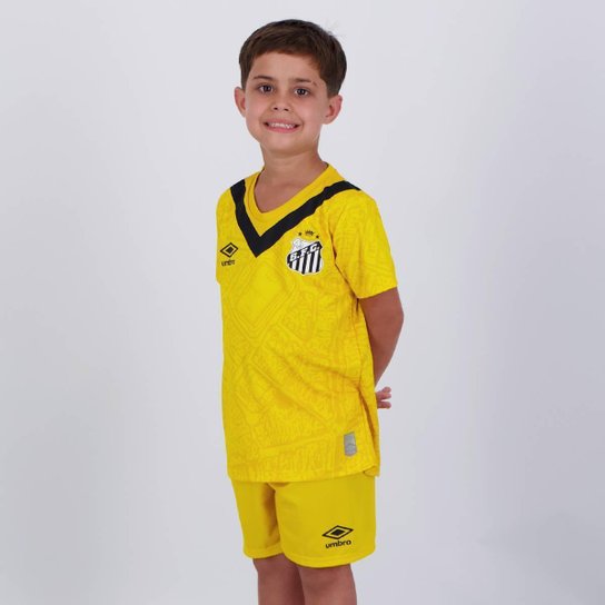 Kit Infantil Umbro Santos III 2024 Unissex