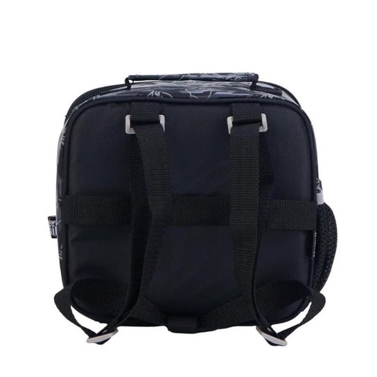 Kit Mochila Com Carrinho Futebol com Rodas com Lancheira e Estojo Santos
