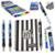 Kit Papelaria Fofa Santos Presente Criativo Material Escolar - Preto+Branco