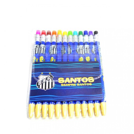 Kit Papelaria Fofa Santos Presente Criativo Material Escolar