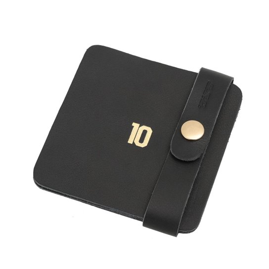 Kit Porta Copos de Couro Santos FC