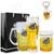Kit Presente Mestre Cervejeiro Copo Caneca Santos - Preto+Branco