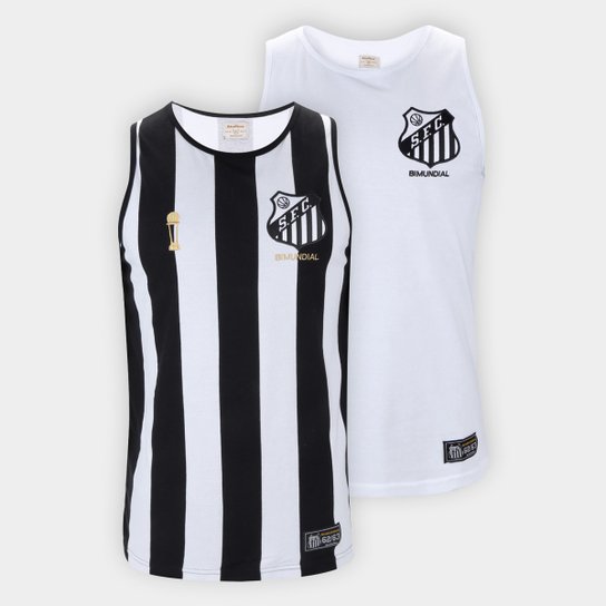 Kit Regata Santos 1962 Bi Mundial RetrôMania Masculina