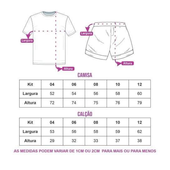 Kit - Santos Futebol Clube - A Fabrica de Raios - 3 - Camisa e Calção
