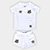 Kit Santos Infantil I 22/23 s/n° Torcedor Umbro - Branco