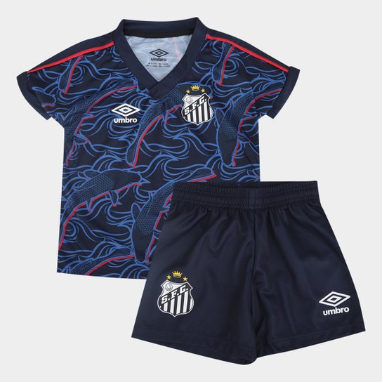 Kit Santos Infantil III 23/24 s/n° Torcedor Umbro