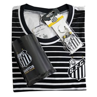 Kit Santos Oficial - Camisa + Caneca + Chaveiro - Masculino